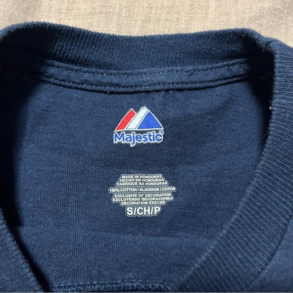 Albert Pujols Majestic Navy St Louis Cardinals Jersey Tee Size Small Baseball - Picture 4 of 7